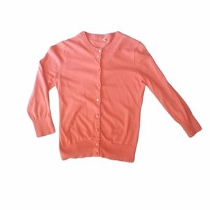 2/$15! JCrew Small Peach Cardigan